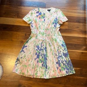 Tahari short sleeve fit & flare dress.